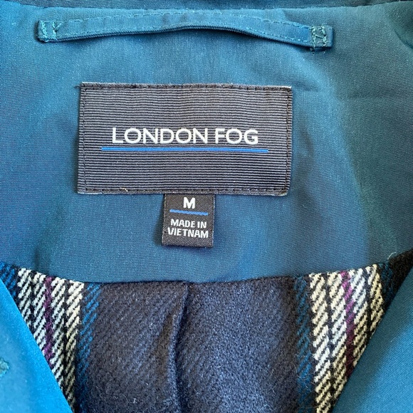 London Fog Women’s Removable Hooded Trench Rain Coat Size M - Picture 4 of 11